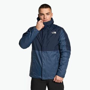 Férfi pehelykabát The North Face New Dryvent Down Triclimate árnyékos kék/summit navy (New Dryvent Down Triclimate NF0A5IBL) kép