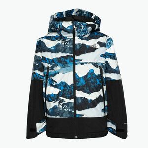 The North Face Freedom Szigetelt optikakék mountain traverse nyomtatott gyermek sí kabát (Freedom Insulated NF0A82XQ) kép