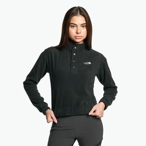 Női fleece pulóver The North Face Homesafe Snap Neck Fleece pulóver fekete/fekete (Homesafe Snap Neck Fleece Pullover NF0A8565KX71) kép