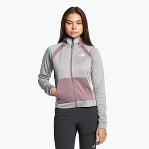 Női trekking pulóver The North Face Ma Full Zip Fleece meld szürke/barna szürke (Mountain Athletics Full Zip Fleece NF0A856COUL1) kép