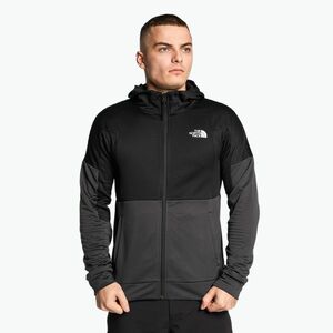 Férfi trekking pulóver The North Face Ma Full Zip Fleece aszfalt szürke/fekete (Mountain Athletics Full Zip Fleece NF0A857EMN81) kép