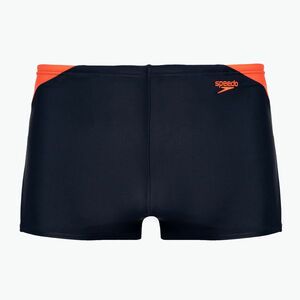 Speedo Hyper Boom Logo Splice gyermek úszónadrág navy/narancs színben (HyperBoom Splice Aquashort 8-00315015584) kép
