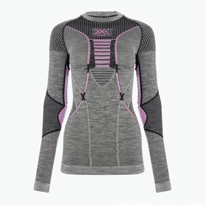 Női thermo pulóver X-Bionic Merino fekete/szürke/magnólia (Merino WT06W23W) kép