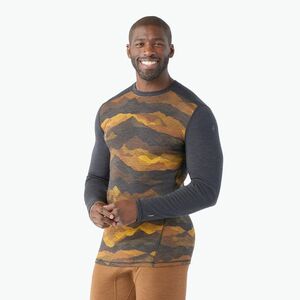 Férfi Smartwool Merino 250 Baselayer Crew dobozos thermo póló charcoal mtn scape (Merino 250 Baselayer Crew Boxed 16350-M66) kép