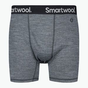 Férfi Smartwool Brief Boxed termikus boxeralsó közepes szürke szürke heather (Merino Boxer Brief Boxed SW016996084) kép