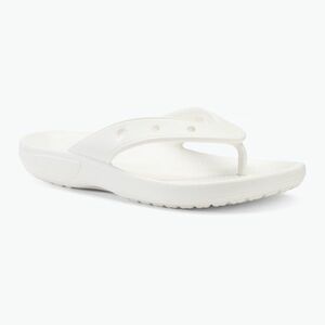 Férfi Crocs Classic Flip fehér flip flopok (Classic Flip 207713-100) kép