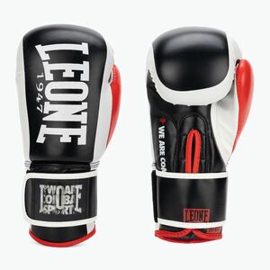 LEONE 1947 Logo Wacs bokszkesztyűk nero/fekete (Logo Wacs Boxing GN333) kép