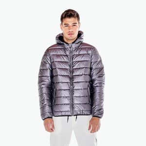 Férfi kabát LEONE 1947 Work Leisure silver glossy (Work Leisure M4062) kép