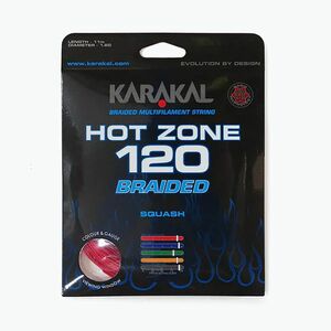 Squash húr Karakal Hot Zone Braided 120 11 m red (Hot Zone Braided 120 KA6510) kép
