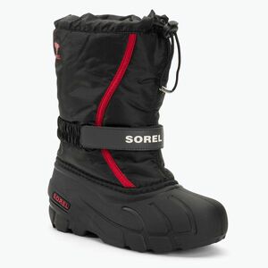 Sorel Flurry Dtv fekete/világos piros junior hócsizma (Flurry Dtv 1855251015) kép