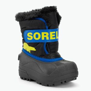 Sorel Snow Commander gyermek hócsizma fekete/szuperkék (Snow Commander 1869562011) kép