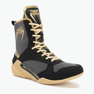 Boksz cipő Venum Elite Boxing black/beige (Elite Boxing 03681) kép