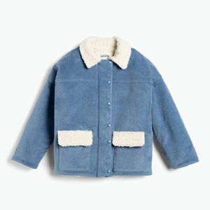 Gyermek kabát KID STORY Teddy air blue cookie (Teddy JACKTEDABC) kép