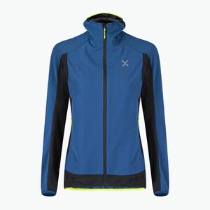 Női Montura Premium Wind Hoody mélykék/giallo fluo kabát (Premium Wind Hoody Jacket MJAW48W) kép