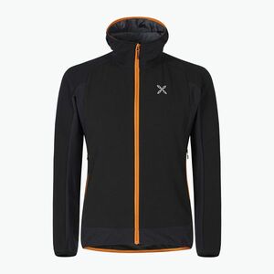 Férfi Montura Premium Wind Hoody nero/mandarino kabát (Premium Wind Hoody Jacket MJAW48X) kép
