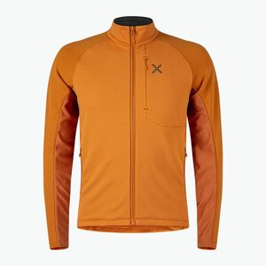 Férfi Montura Merano Maglia mandarino/tobacco melegítőfelső (Merano Maglia MMAP49X) kép