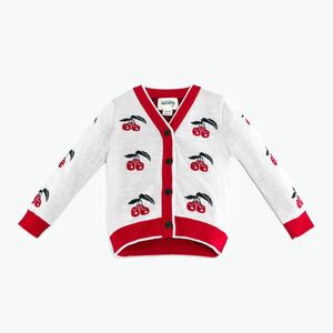 KID STORY Merino happy cherry gyermek pulóver (Merino SWEATKARHACH) kép