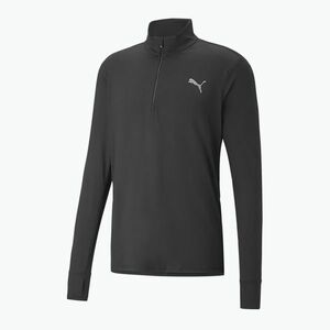 Férfi PUMA Run Favorite 1/4 Zip futó melegítőfelső fekete (Run Favorite 1/4 Zip 523153 01) kép
