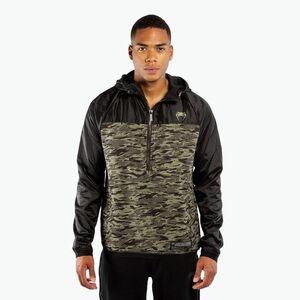 Férfi Venum Laser XT kapucnis pulóver fekete/erdei terepszínű (Laser XT Hoodie 04280-121) kép