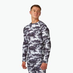 Férfi Surfanic Bodyfit Limited Edition Crew Neck termikus hosszú ujjú fehér nyomtatással (Bodyfit Limited Edition Crew Neck SWE1604500) kép