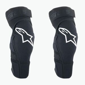 Alpinestars A-Impact Plasma Elite térdprotektorok fekete/fehér (A-Impact Plasma Elite Knee 1651724) kép