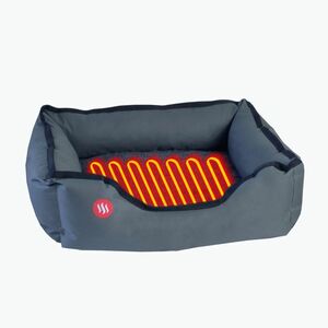 Glovii GPETH szürke fűthető állatfekhely (GPETH) kép