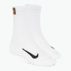 Nike Court Multiplier Cushioned Crew 2pár fehér/fehér teniszzokni (Court Multiplier Cushioned Crew SK0118-100) kép
