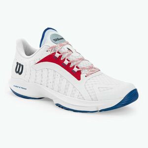 Padel cipő Férfi Wilson Hurakn Pro white/wilson red/deja vu blue (Hurakn Pro WRS331710) kép