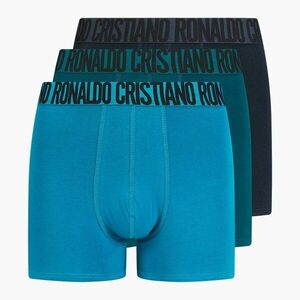 Férfi CR7 Basic Trunk boxeralsó 3 pár kék/tengerészkék (Basic Trunk 300-8100-4900-2731) kép