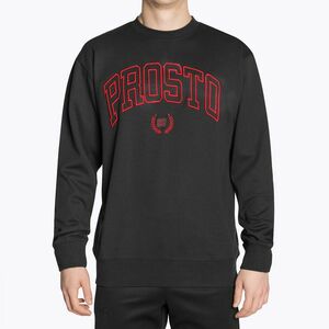 Férfi melegítőfelső PROSTO Crewneck Varsity black (Crewneck Varsity KL241MSWE1081S) kép