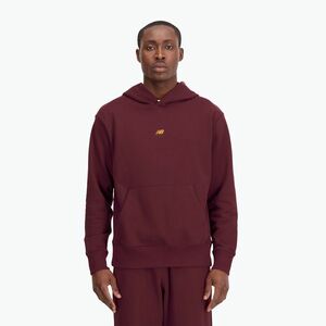 férfi melegítőfelső New Balance Athletics Remastered Graphic French Terry burgundy (Athletics Remastered Graphic French Terry Hoodie MT31502NBY) kép