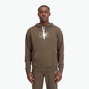 férfi melegítőfelső New Balance Essentials Hoodie darkmush (Essentials Hoodie MT33508DUO) kép