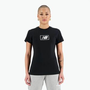 női mez New Balance Essentials Cotton Jersey black (Essentials Cotton Jersey WT33515BK) kép