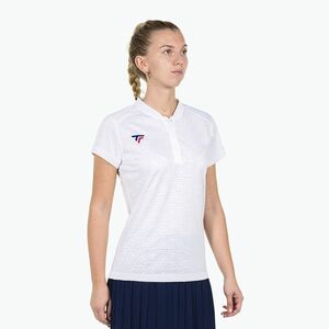 Női tenisz póló Tecnifibre Team Mesh fehér (Team Mesh Polo W 22WMEPOW34) kép