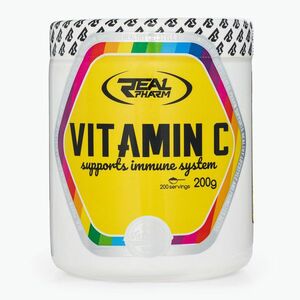 Real Pharm C-vitamin 200 g eper/málna (Vitamin C 703309) kép