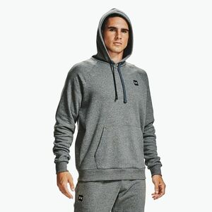 férfi melegítőfelső Under Armour Rival Hoodie pitch gray light heather/onyx white (Rival Hoodie 1357092-012) kép