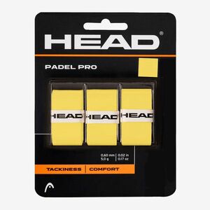 HEAD Padel Pro ütőburkolatok 3 db. sárga (Padel Pro 285111) kép