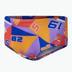 Speedo 13 Allover Club Training Digital Brief gyermek úszónadrág true kobalt/édes lila/mandarin héj (Allover Training Club Digital 13 cm Brief 8-1284916619) kép