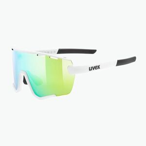 Napszemüveg UVEX Sportstyle 236 Set white matt/mirror green/clear (Sportstyle 236 Set 53/3/004/8816) kép