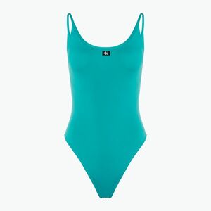 Női egyrészes fürdőruha Calvin Klein Scoop One Piece blue ocean (Scoop One Piece KW0KW02341D09) kép