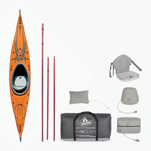 Advanced Elements Air Fusion TM EVO narancssárga/szürke 1 személyes felfújható kajak (Air Fusion TM EVO AE1042) kép