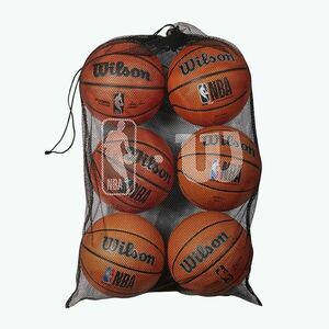Wilson NBA 6 Ball Mesh Carry black labda háló (NBA 6 Ball Mesh Carry Bag WTBA70030) kép