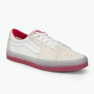 Cipő Vans SK8-Low white/red (SK8-Low VN0009QRYF91) kép