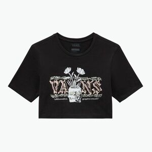 Női Vans Growing Ideas Crew Crop Ii fekete póló (Growing Ideas Crew Crop Ii VN000GGDBLK1) kép