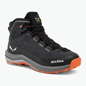 Gyerek trekking cipő Salewa MTN Trainer 2 Mid PTX onyx/alloy (MTN Trainer 2 Mid PTX 00-0000064011) kép
