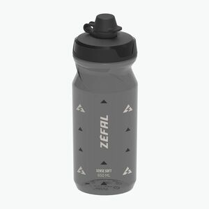 Zefal Sense Soft 65 No-Mud 650ml füstölt fekete kerékpáros palack (Sense Soft 65 No-Mud Bottle ZF-155P) kép