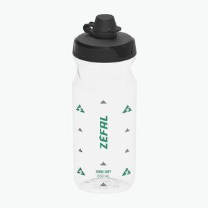 Zefal Sense Soft 65 No-Mud 650 ml-es áttetsző kerékpáros palack (Sense Soft 65 No-Mud Bottle ZF-155Q) kép
