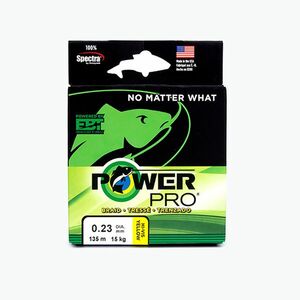Fonott pergető zsinór Shimano Power Pro hi-vis yellow (Power Pro PPBI13510Y) kép