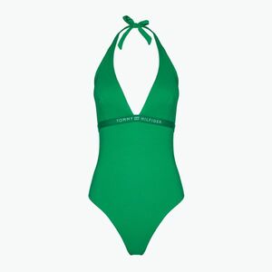 Női egyrészes fürdőruha Tommy Hilfiger Halter One Piece Rp olympic green (Halter One Piece Rp UW0UW05259) kép