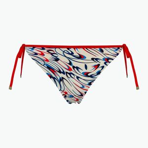 Fürdőruha alsó Tommy Hilfiger Cheeky String Side Tie Print drops motion ecru (Cheeky String Side Tie Print UW0UW053160GA) kép
